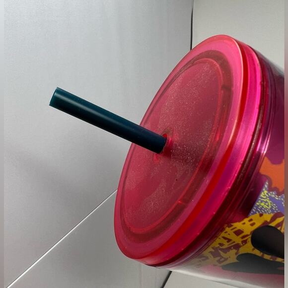 NWT Starbucks Fall 2023 Pink Ocean & Forest Floral Venti Cold Tumbler - Picture 4 of 6